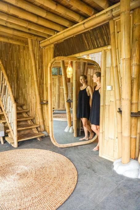 Selat Eco Bamboo Island Bali - Bamboo House #4ヴィラ エクステリア 写真