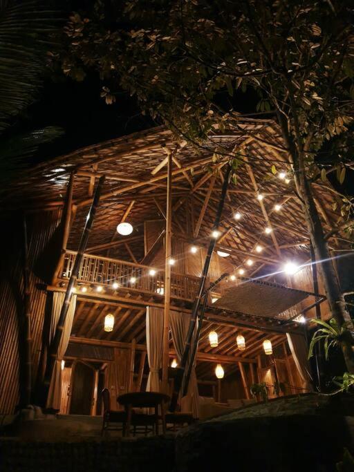 Selat Eco Bamboo Island Bali - Bamboo House #4ヴィラ エクステリア 写真