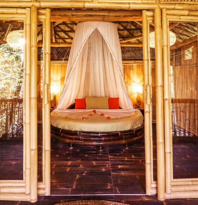 Selat Eco Bamboo Island Bali - Bamboo House #4ヴィラ エクステリア 写真