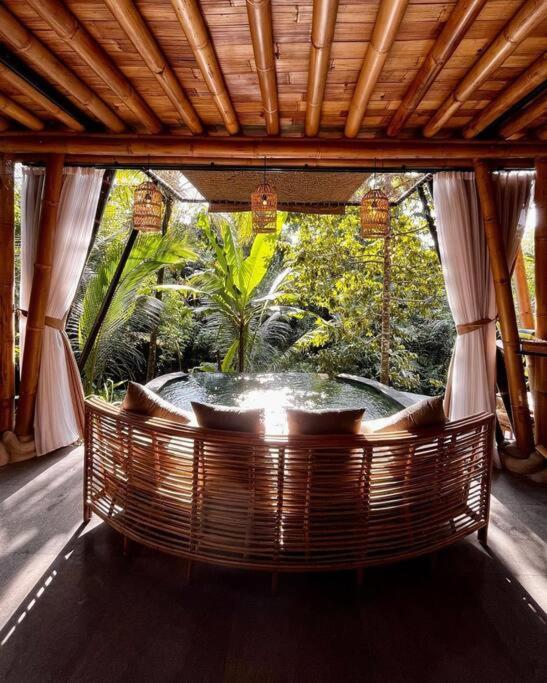 Selat Eco Bamboo Island Bali - Bamboo House #4ヴィラ エクステリア 写真