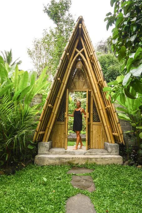 Selat Eco Bamboo Island Bali - Bamboo House #4ヴィラ エクステリア 写真