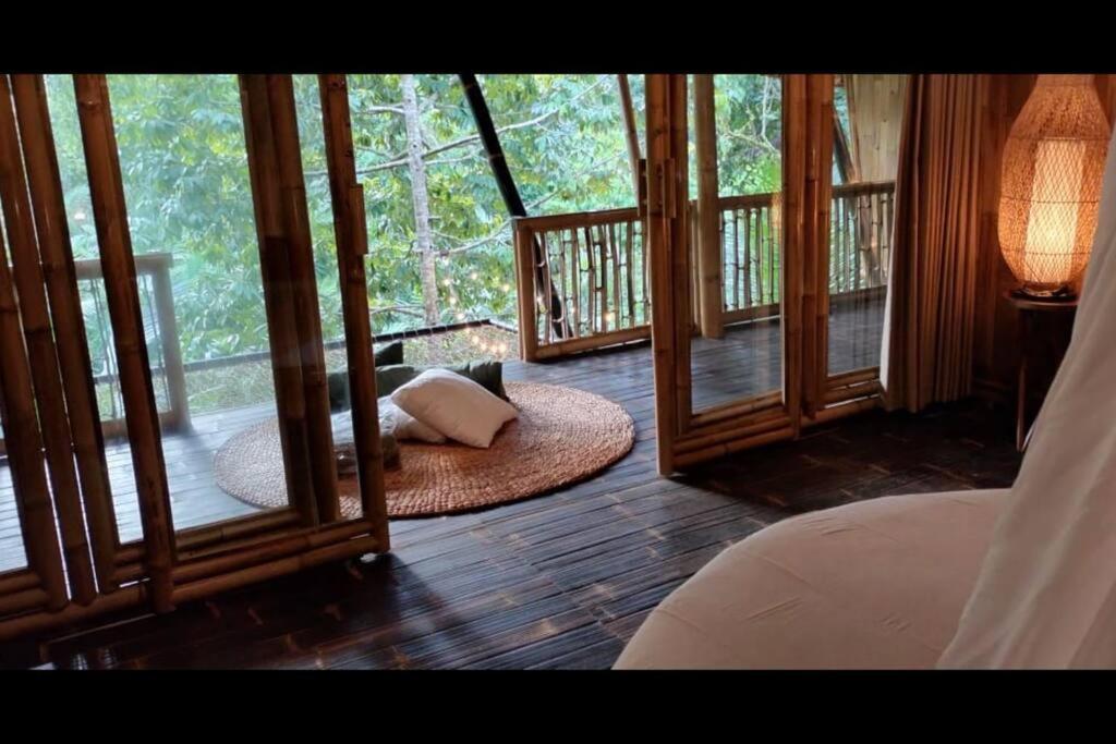 Selat Eco Bamboo Island Bali - Bamboo House #4ヴィラ エクステリア 写真
