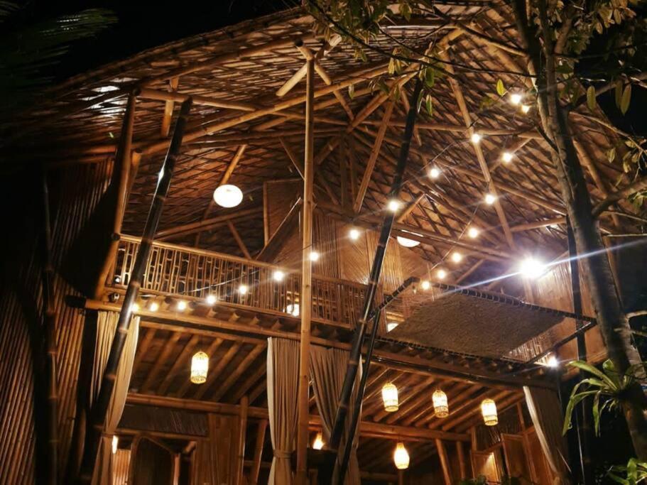 Selat Eco Bamboo Island Bali - Bamboo House #4ヴィラ エクステリア 写真
